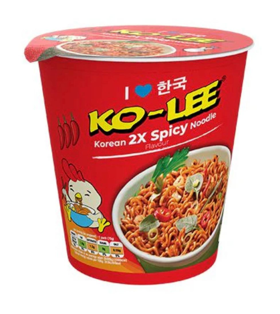 Ko-Lee Korean 2X Spicy Cup Noodles 65g