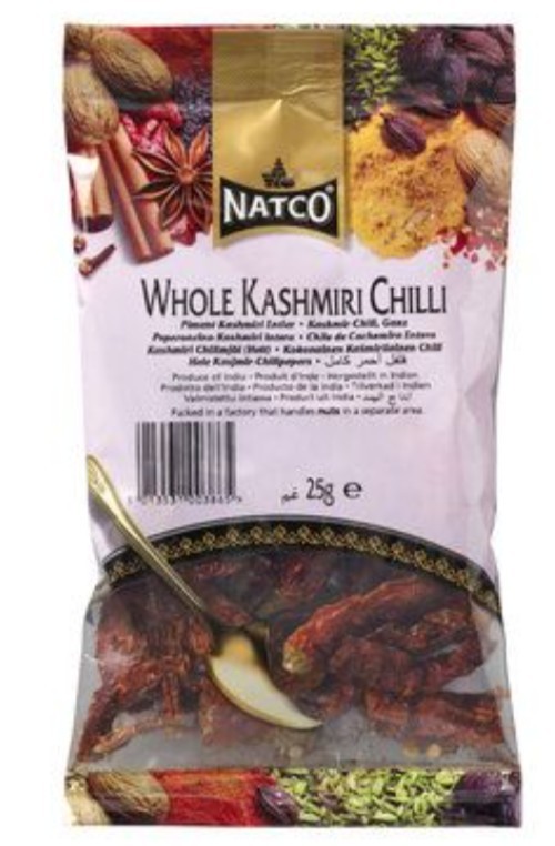 Natco Kashmiri Chilli Whole 25g