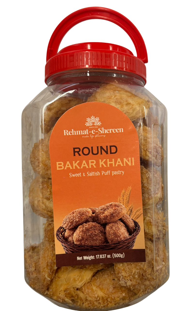 Rehmat-E-Shereen Round Bakar Khani (Sweet Puff Pastry) 500g