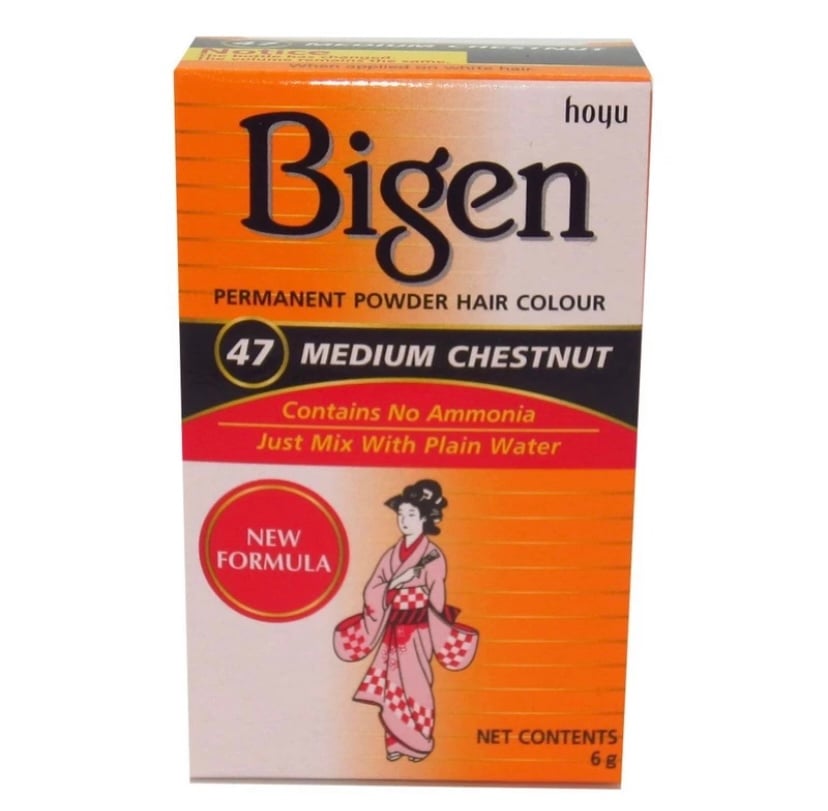 Bigen Hair Colour - Medium Chestnut 6g (Number 47)