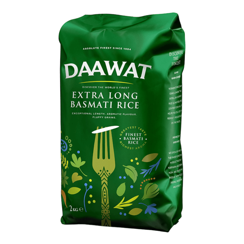 Daawat Extra Long Basmati Rice 2kg