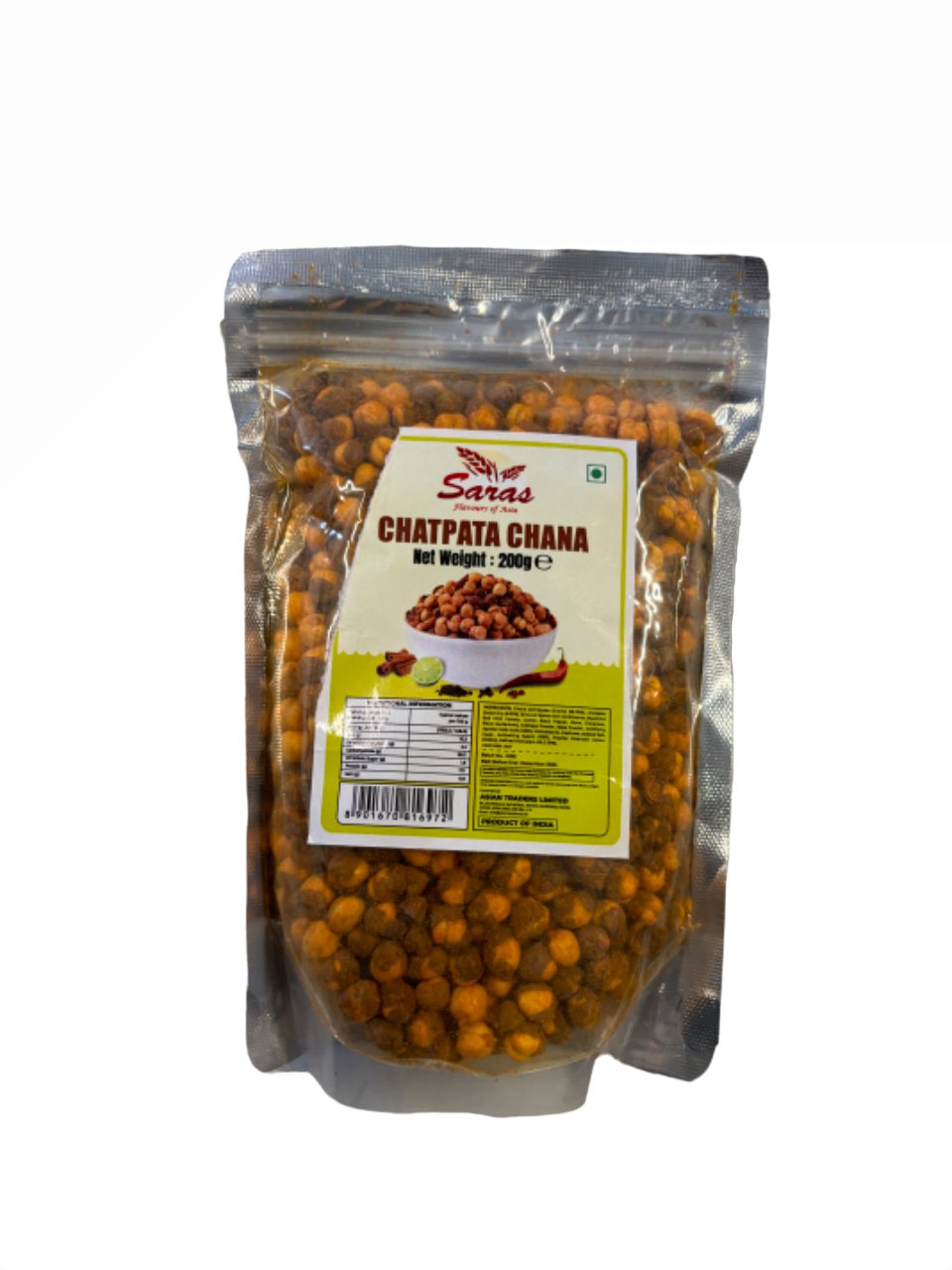 Saras Premium Chatpata Chana 200g