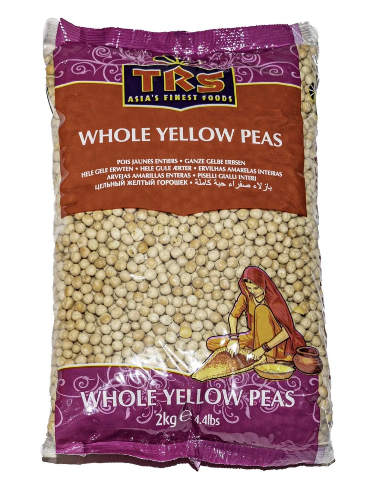 TRS Premium Whole Yellow Peas 2kg