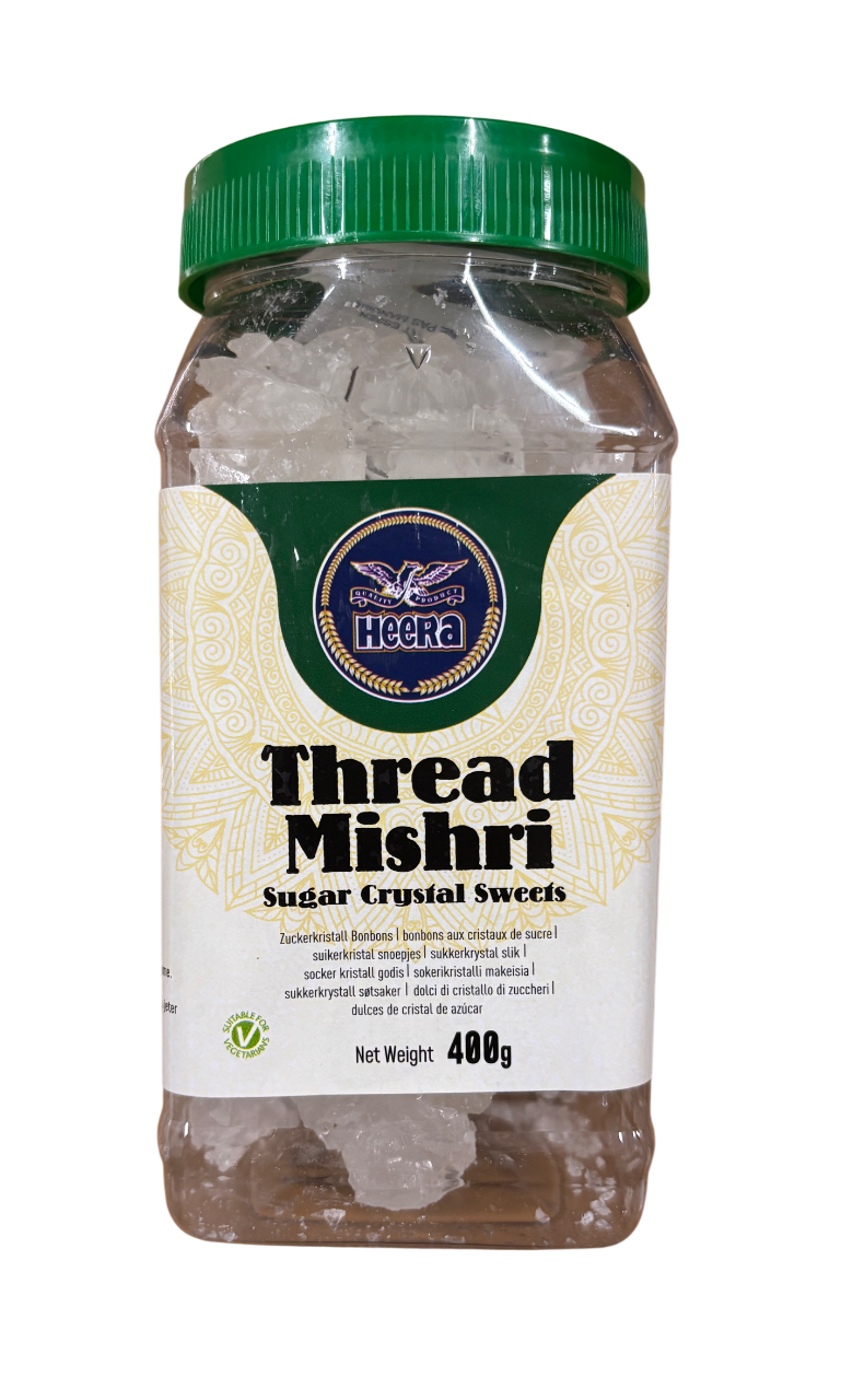 Heera Premium Thread Mishri Tub (Sugar Crystal Sweets) 400g