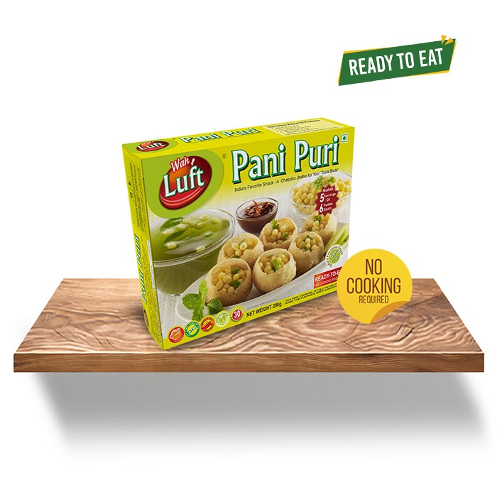 Wah Luft Premium Pani Puri Kit 360g