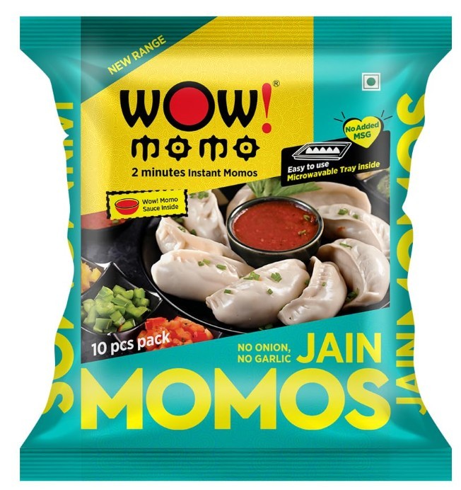 Wow Momo's - Frozen Jain Momo's 240g (10 Pieces)