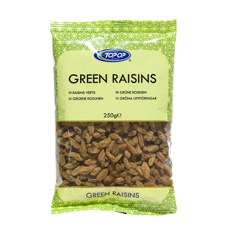 Top-Op Premium Green Raisins 250g