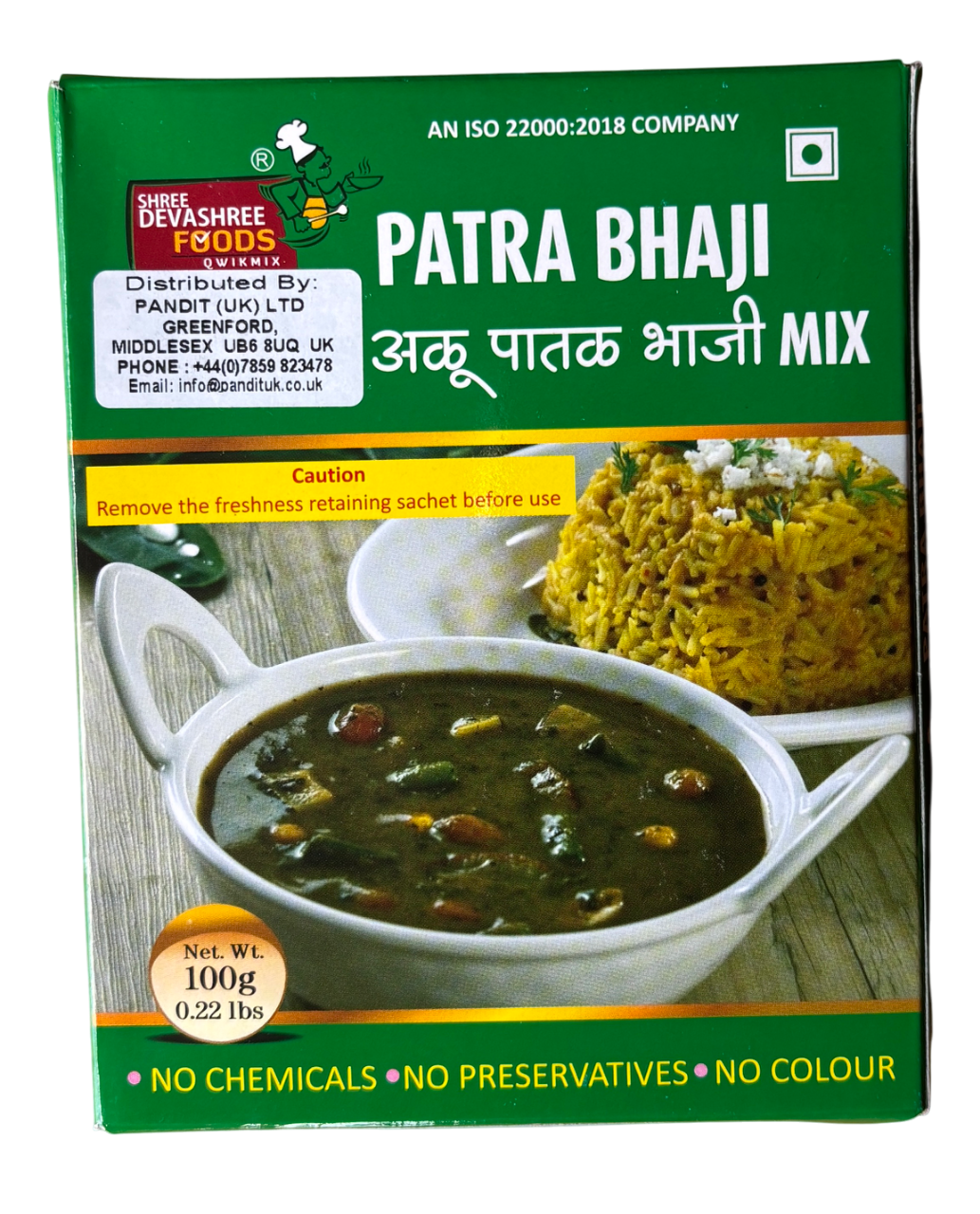 Devashree Patra Bhaji Ready Mix 100g