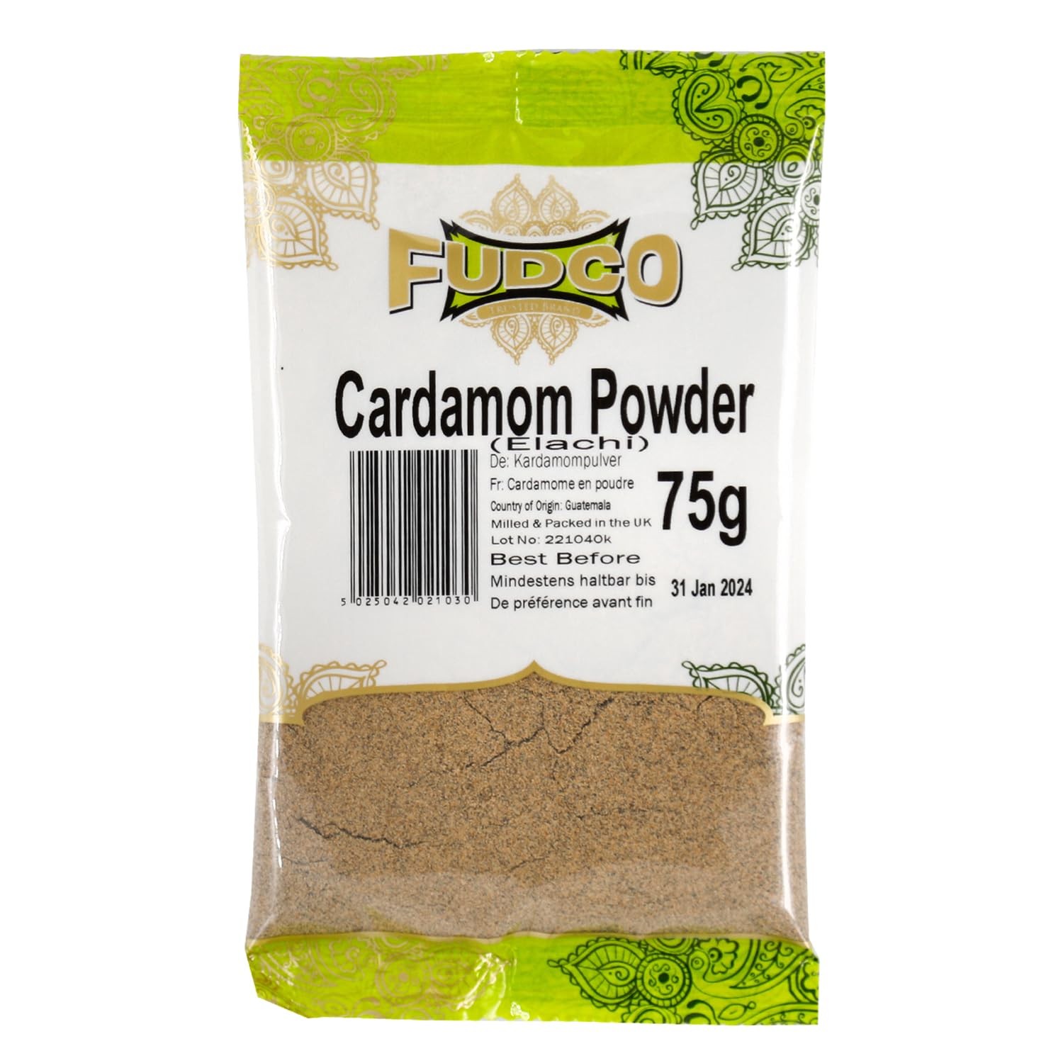 Fudco Cardamom Powder (Elachi Powder) 75g
