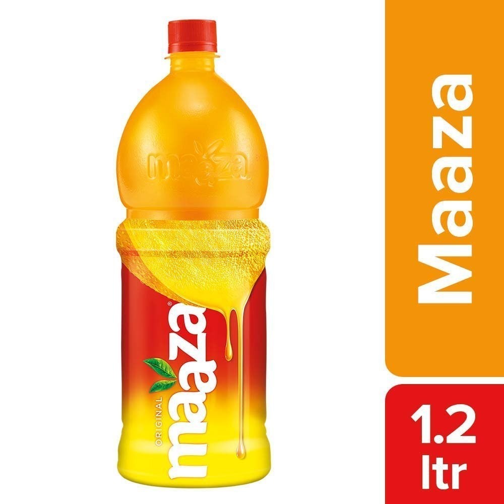 Maaza 1.2L PET Bottle (Box of 12 Bottles)