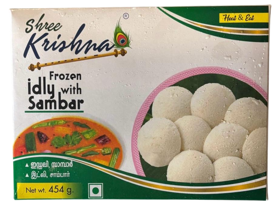 Shree Krishna Frozen Idly (Idli) with Sambar 454g