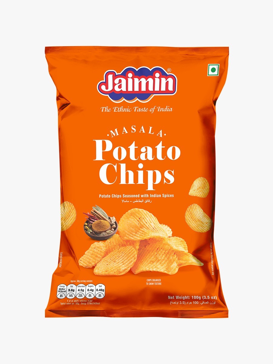 Jaimin Premium Masala Potato Chips (Large Pack) 100g