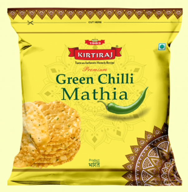 Kirtiraj Green Chilli Mathia 200g