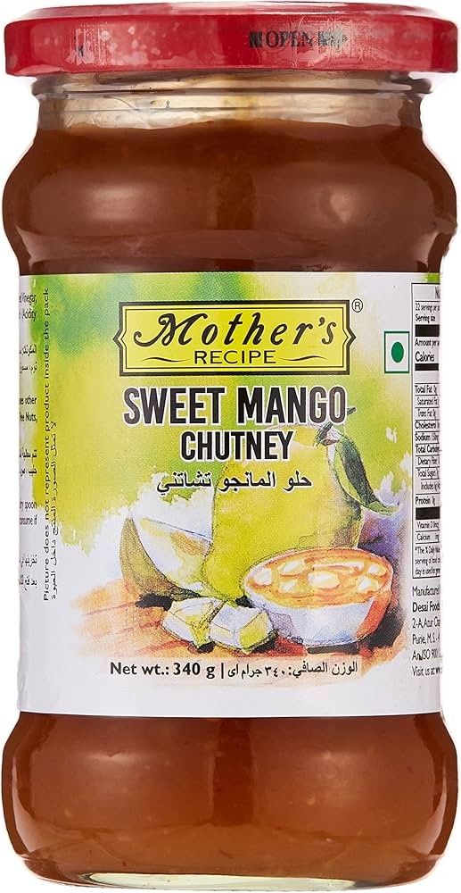 Mother's Sweet Mango Chutney 340g