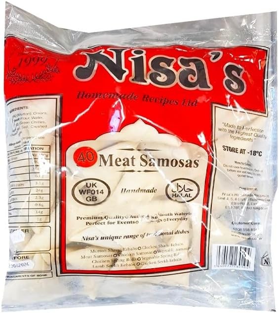 Nisa Premium Frozen Meat Samosas (40 pieces)
