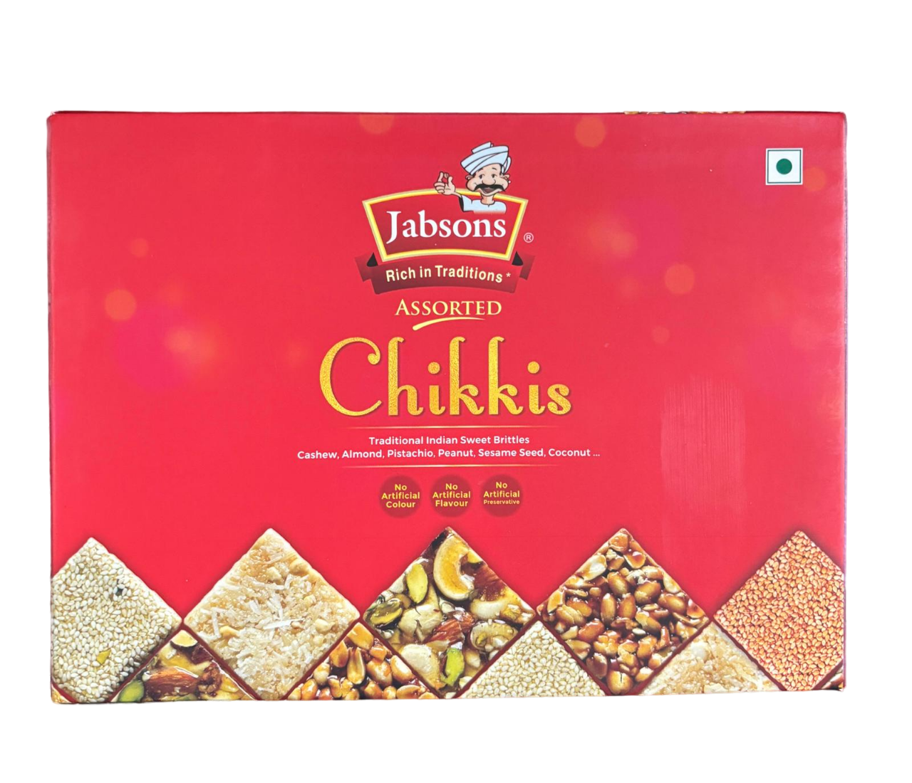 Jabsons Premium Assorted Chikki's 400g