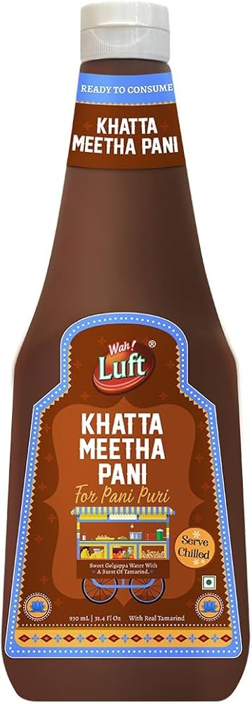 Wah Luft Khatta Meetha Pani (For Pani Puri) 910ml