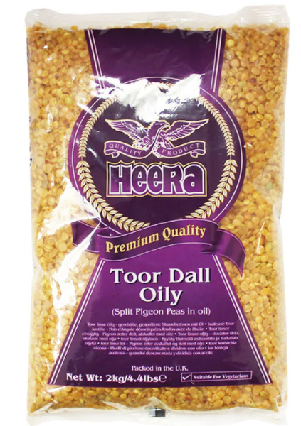 Heera Premium Toor Dall Oily 2kg
