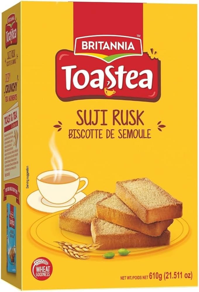 Britannia Toastea Suji Wheat Rusk 610g