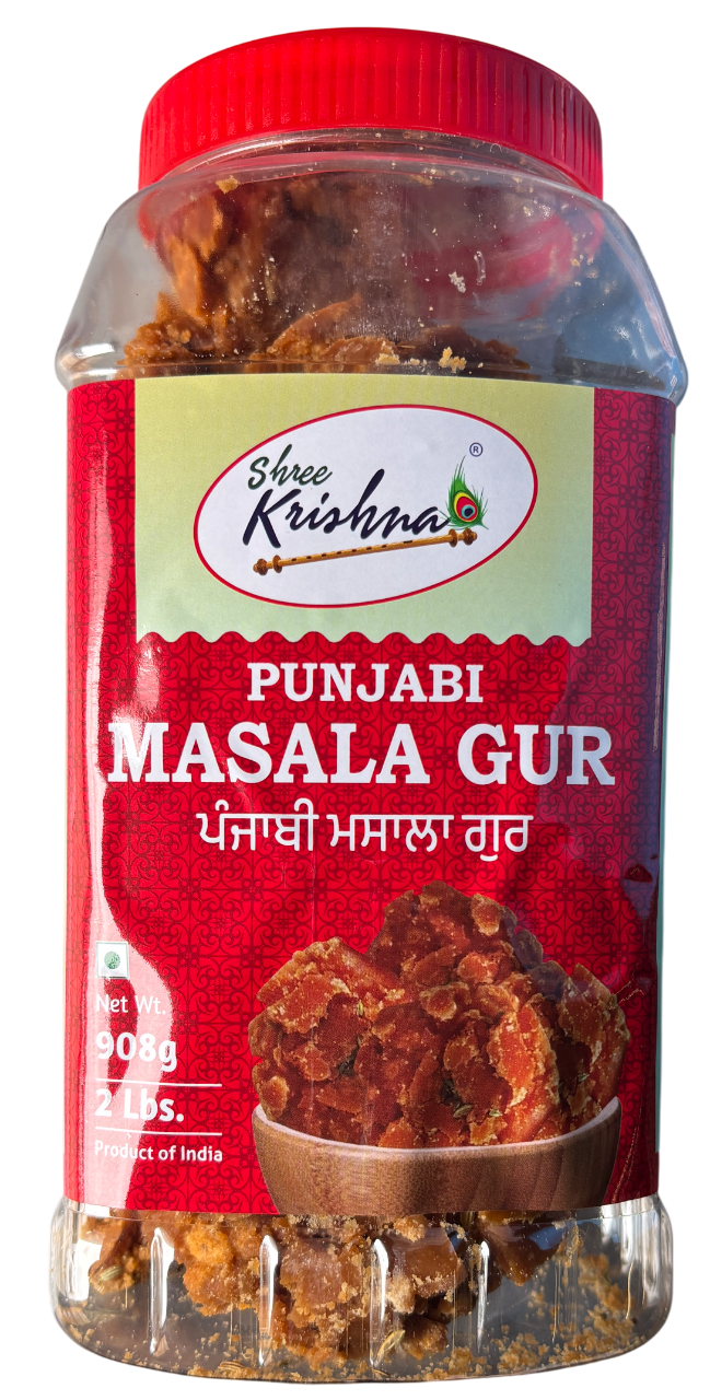 Shree Krishna Premium Punjabi Masala Gur Jar 908g
