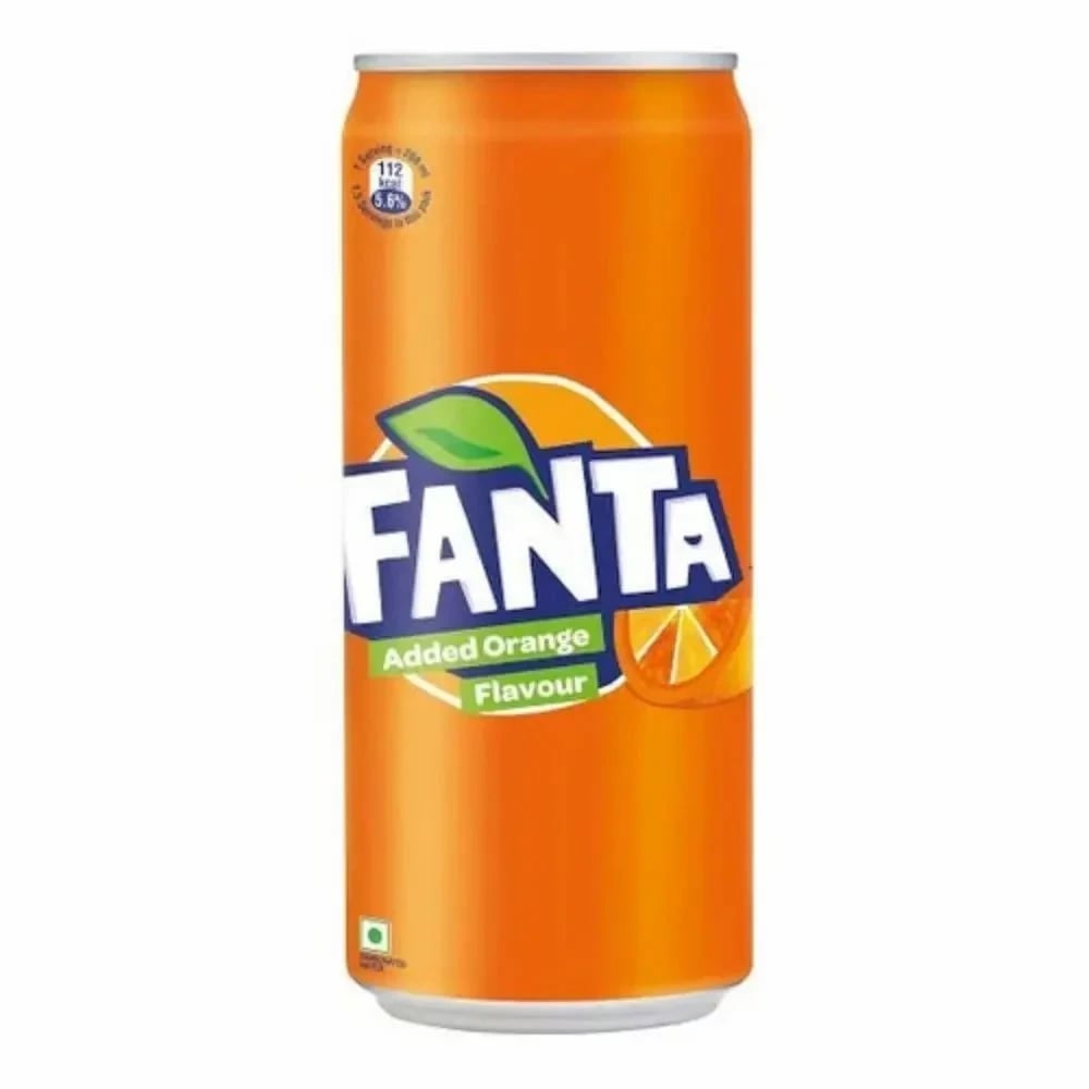 Fanta Orange Cans (Indian) 300ml - CASE OF 24 CANS