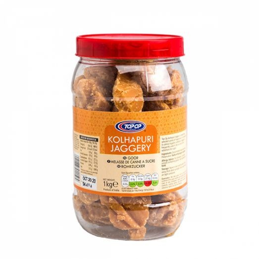 Top-Op Premium Kolhapuri Jaggery Jar 1kg
