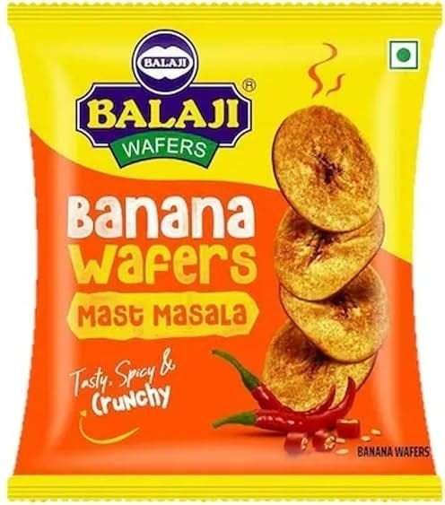 Balaji Banana Wafers - Mast Masala 150g (Large Pack)
