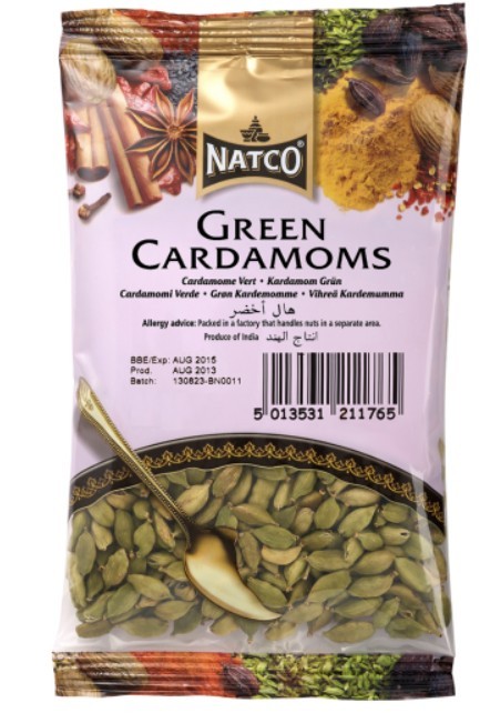 Natco Premium Green Cardamom 200g (Large Pack)