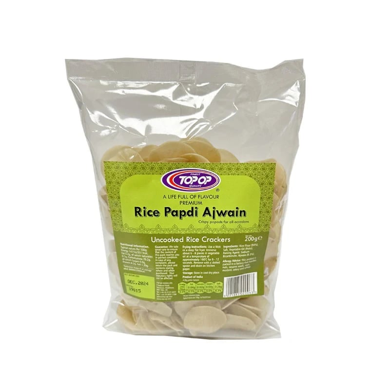 Top-Op Premium Rice Papdi - Ajwain 200g