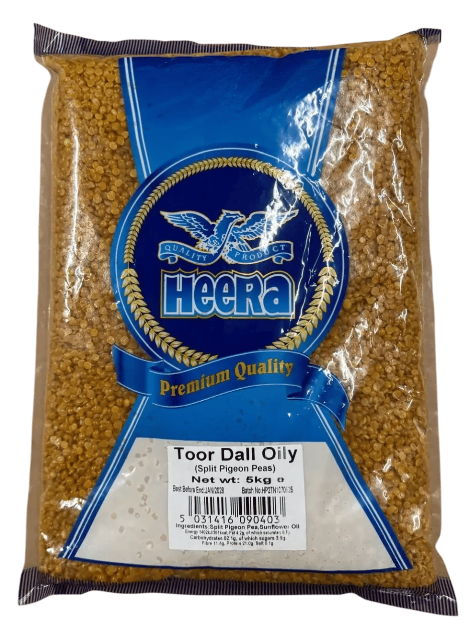 Heera Premium Toor Dall Oily 5kg