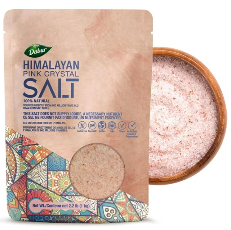 Dabur Premium Himalayan Pink Crystal Salt 1kg