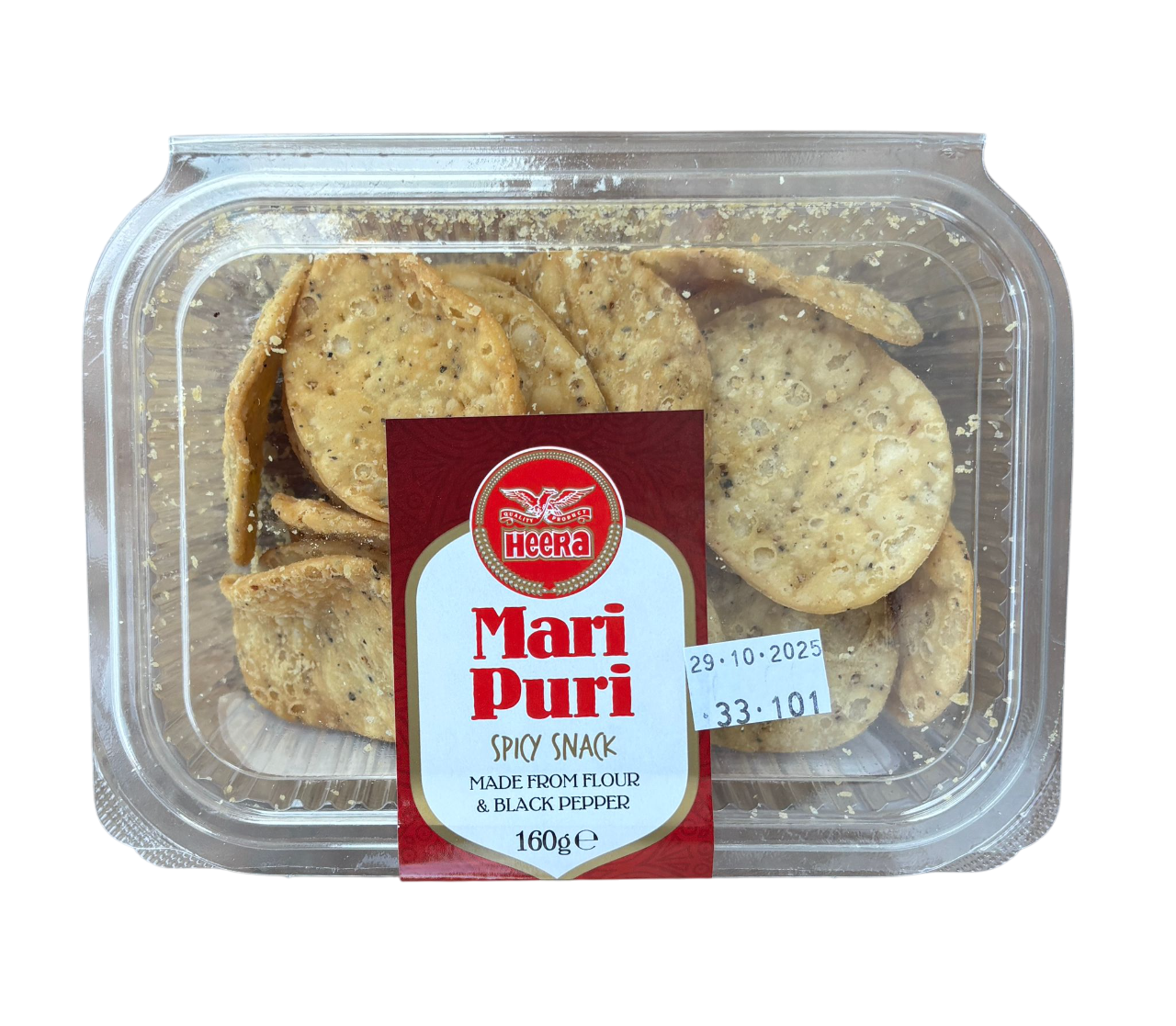 Heera Premium Mari Puri (In Resealable Tub) 160g