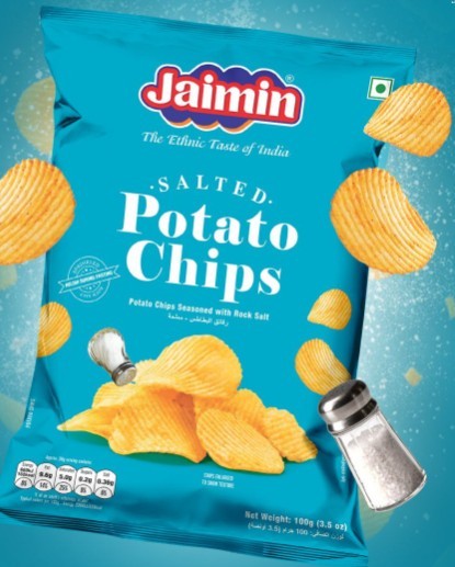 Jaimin Potato Chips - Salted 100g