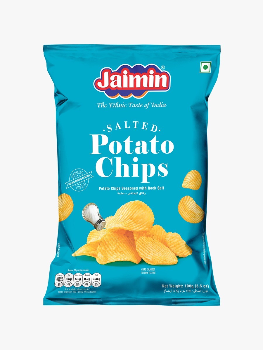 Jaimin Premium Salted Potato Chips (Large Pack) 100g