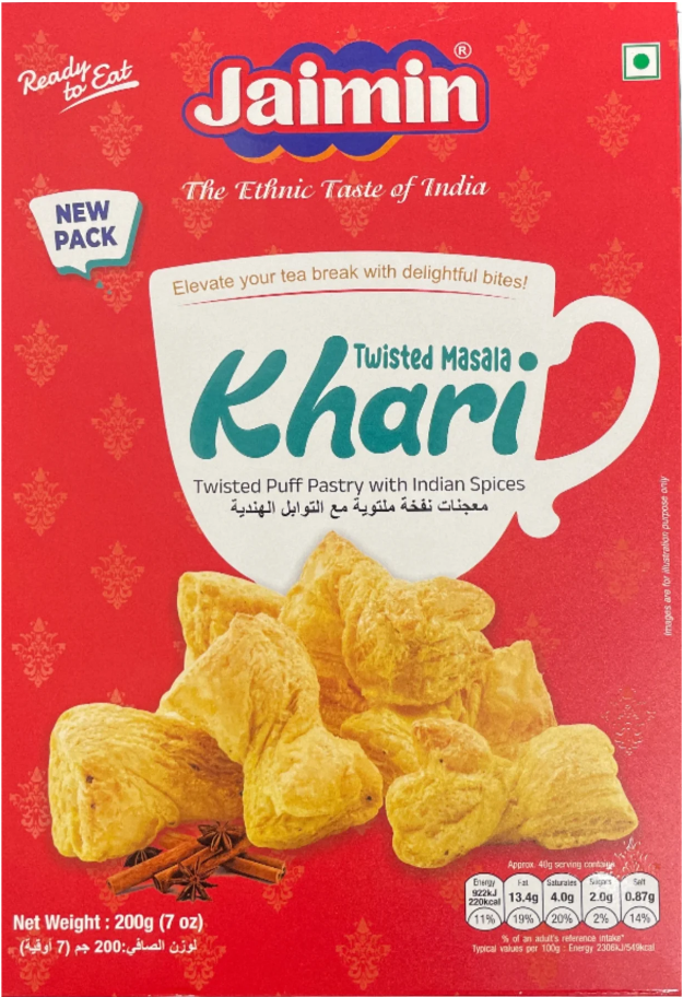 Jaimin Twisted Masala Khari 200g