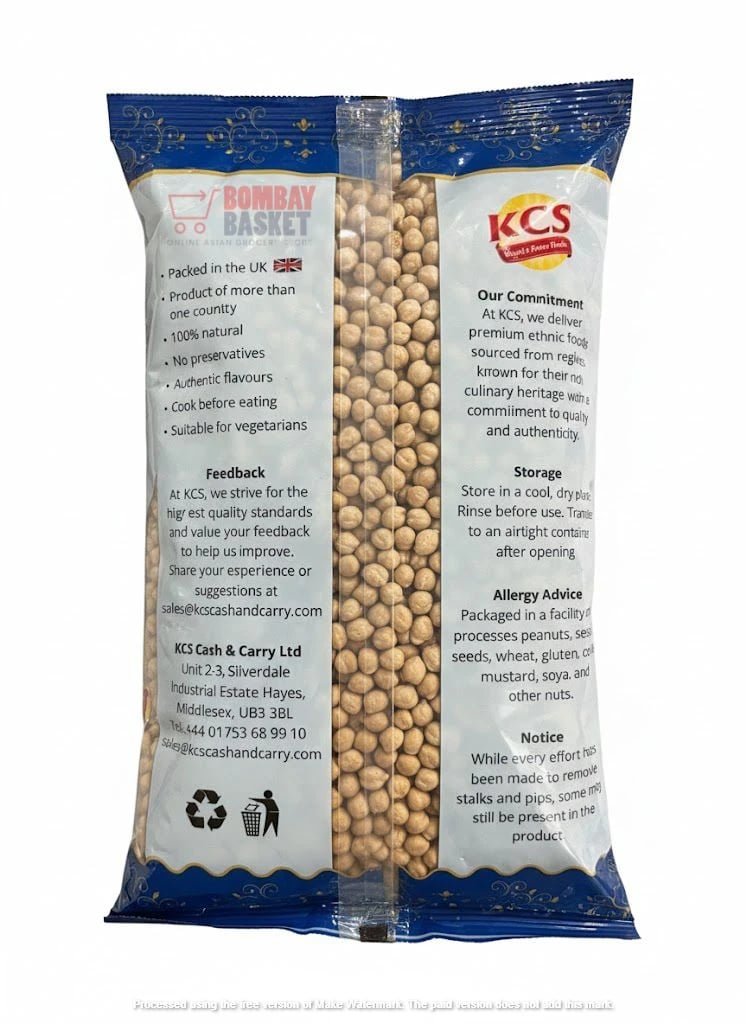 KCS Premium Chick Peas 2kg