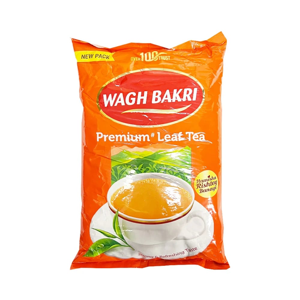 Wagh Bakri Premium Leaf Tea 1kg Pouch (Indian Pack)