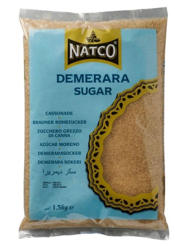 Natco Premium Demerara Sugar (Brown Sugar) 1.5kg