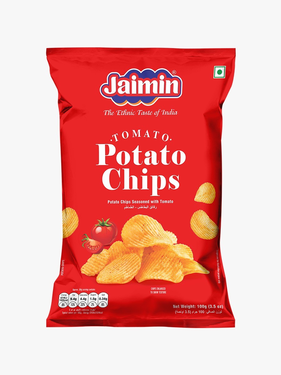 Jaimin Premium Tomato Potato Chips (Large Pack) 100g