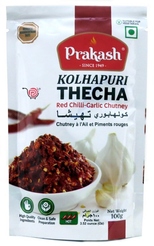 Prakash Kolhapuri Thecha (Red Chilli - Garlic Chutney) 100g