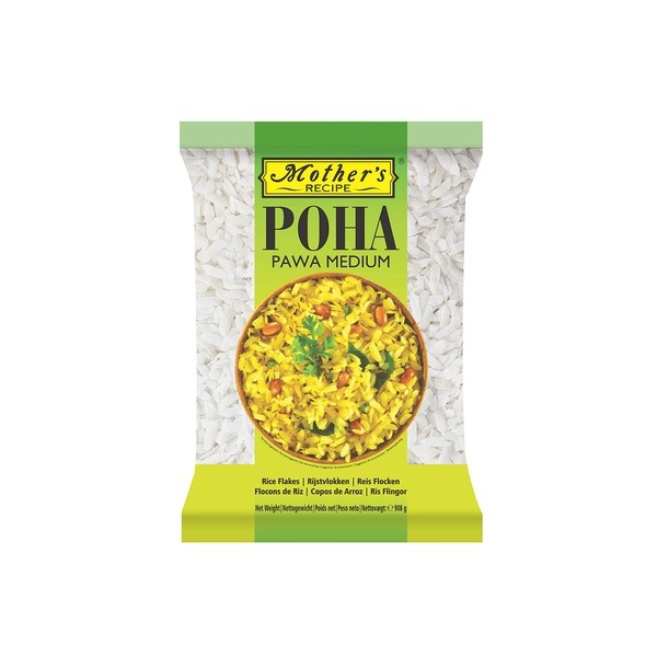 Mother's Poha (Powa) Medium Rice Flakes 908g