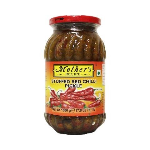 Mother's Stuffed Red Chilli Pickle 500g