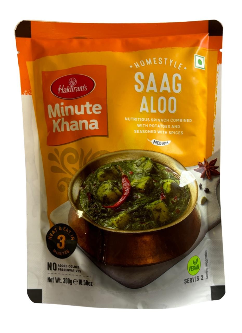 Haldiram's Homestyle Saag Aloo Ready Meal 300g