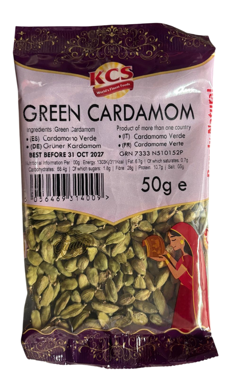 KCS Premium Green Cardamom 50g