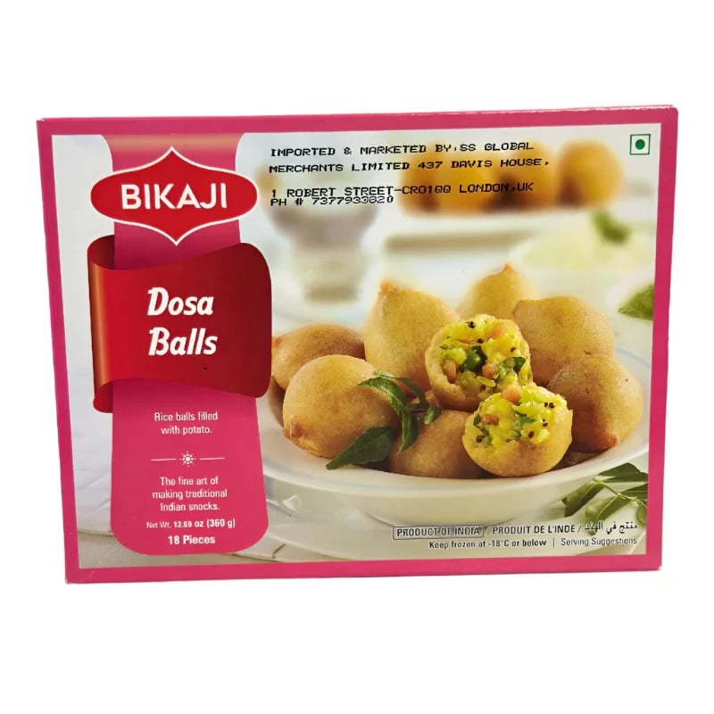 Bikaji Frozen Dosa Balls 360g