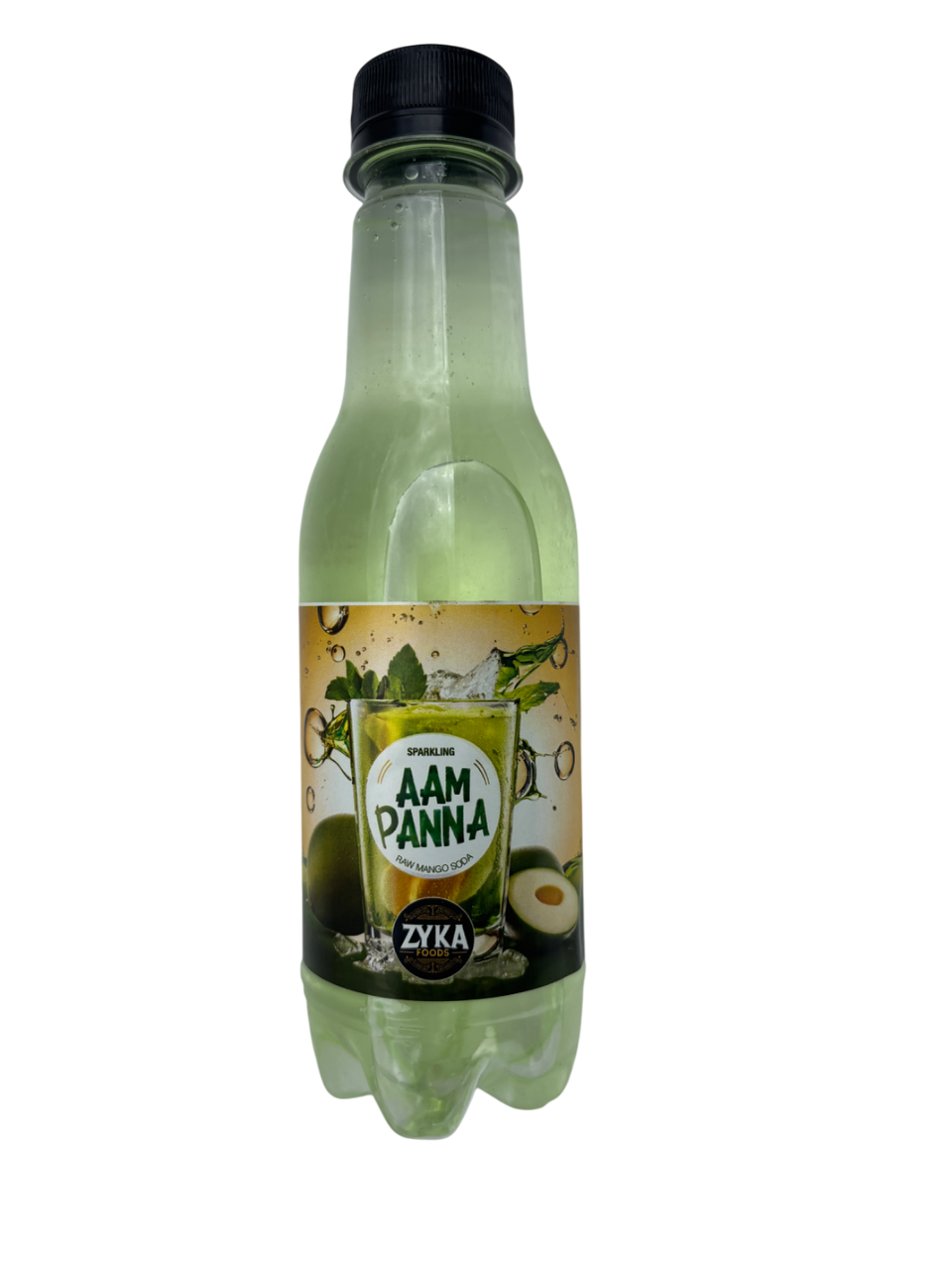 Zyka Premium Aam Panna (Raw Mango Soda) Drink 250ml CASE OF 24 BOTTLES