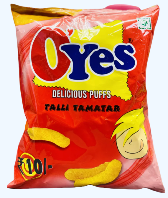 O'Yes Talli Tamatar Crisps 35g (PACK OF 10)