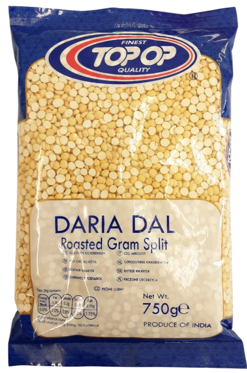 Top-Op Premium Daria Dal (Roasted Gram Split) 750g