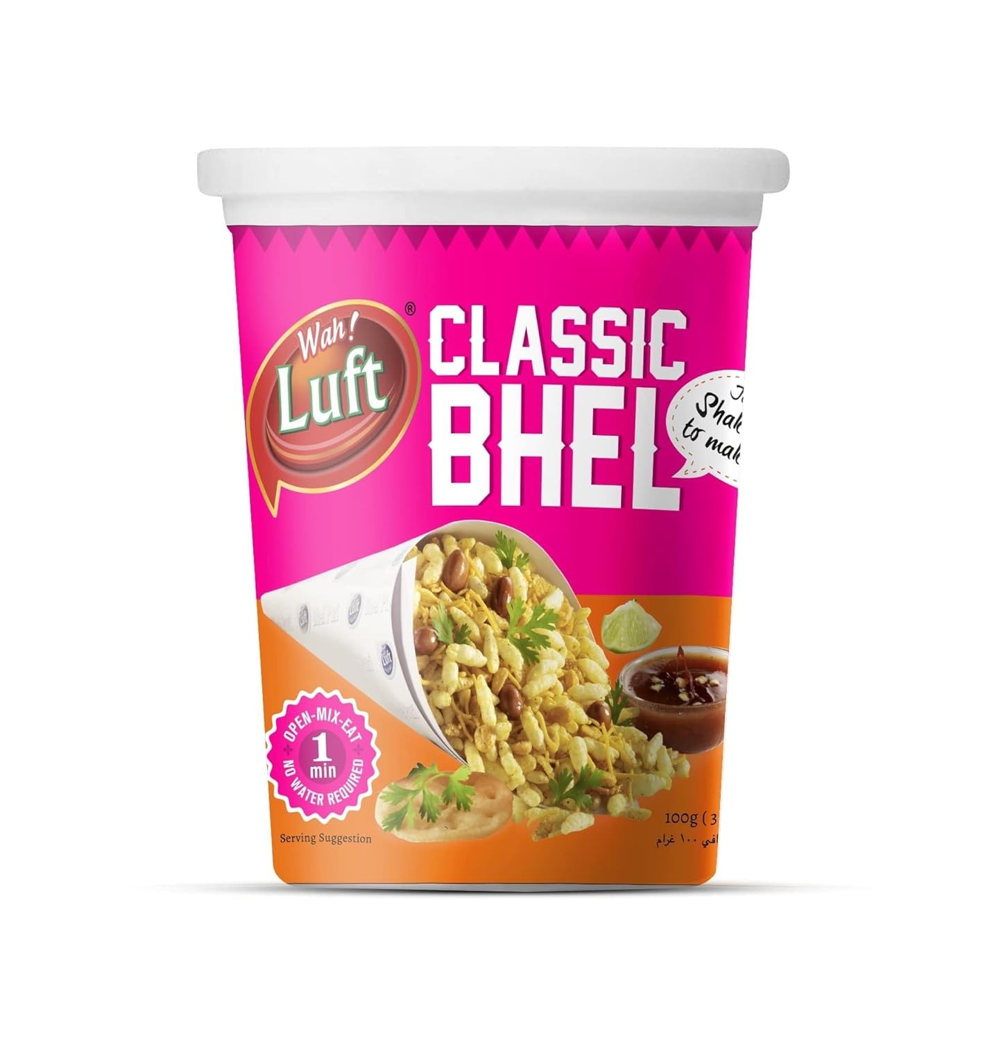 Wah Luft Premium Classic Bhel Cup 100g