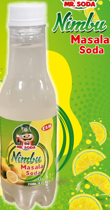 Mr Soda Nimbu Masala Soda 250ml (PACK OF 24 BOTTLES)